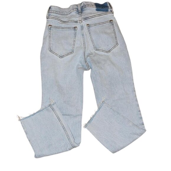 Abercrombie and Fitch, the ankle straight ultra high-rise denim Jeans - Picture 2 of 2